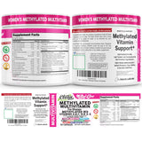 Clean Nutraceuticals envase abierto mostrando cápsulas y lista de ingredientes