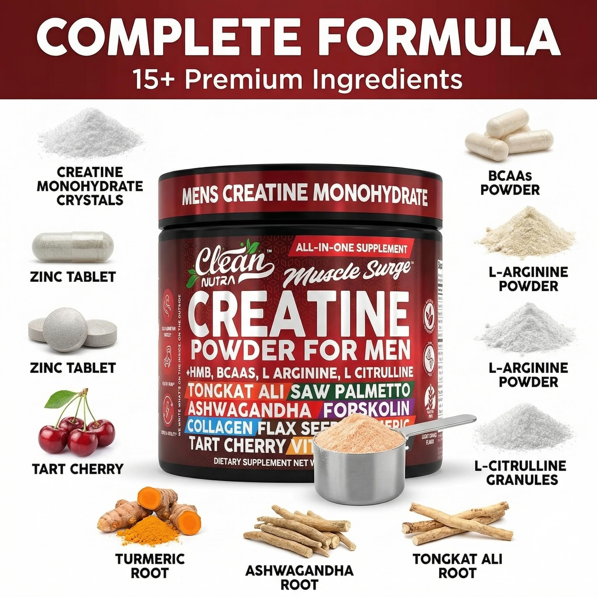 Clean Nutraceuticals mezcla en vaso lista para beber y mejorar rendimiento