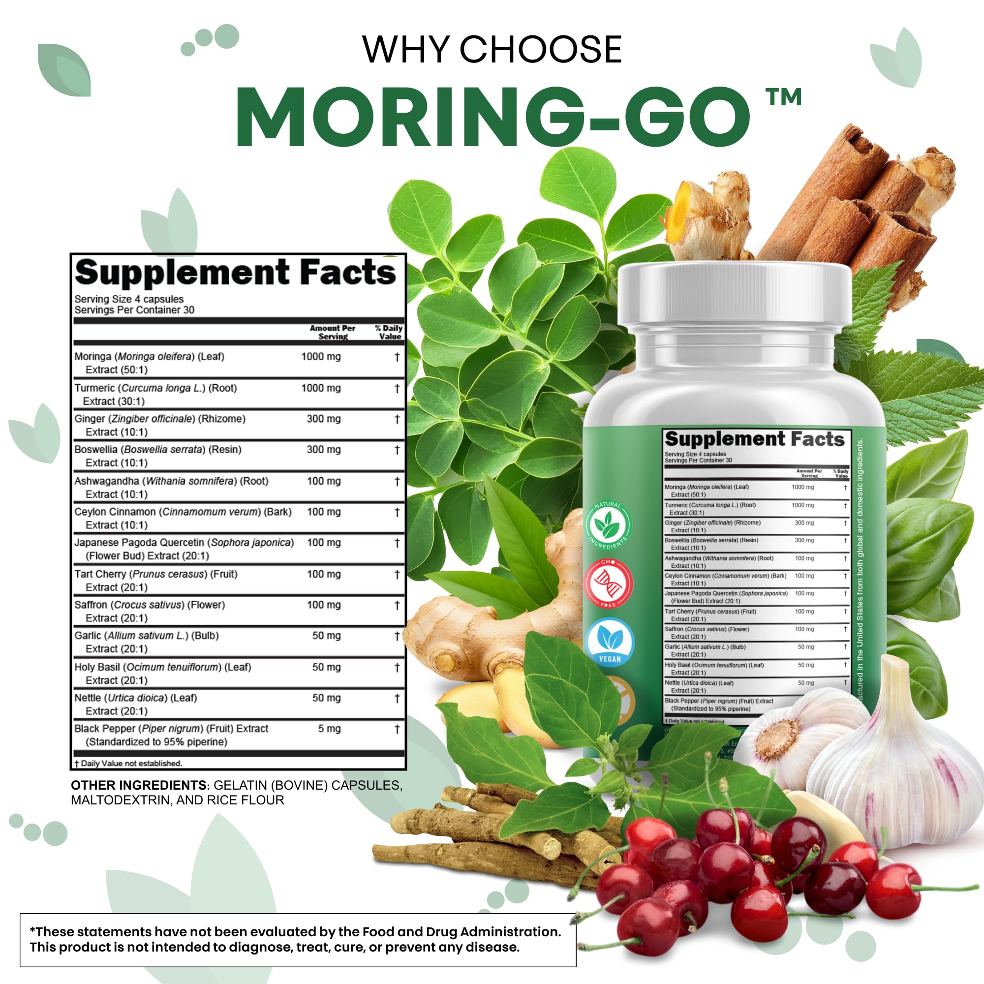 Clean Nutraceuticals cápsulas en mano ilustrando tamaño práctico para viajes