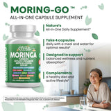 Clean Nutraceuticals persona tomando cápsula con agua tras comida