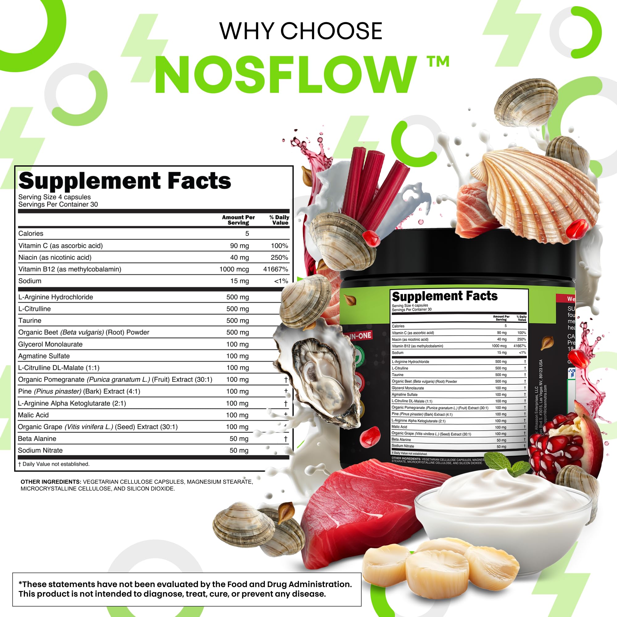 Clean Nutraceuticals NosFlow junto a pesas sugiere apoyo en entrenamientos intensos