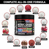 Clean Nutraceuticals etiqueta de NosFlow con lista de ingredientes y transparencia