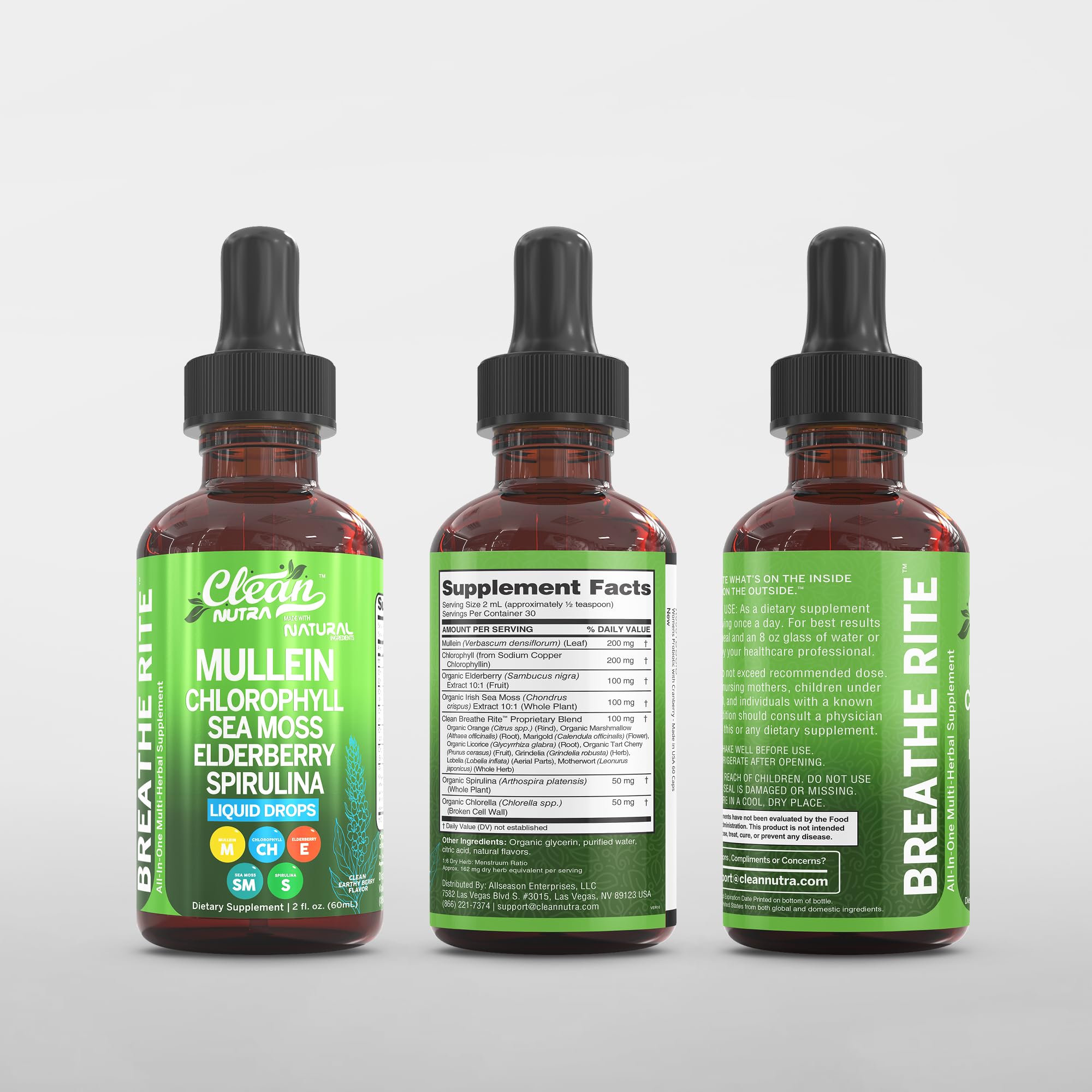Clean Nutraceuticals envase abierto mostrando interior y dosificador, facilidad de uso