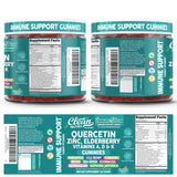 Clean Nutraceuticals porción de gomitas en la mano listos para tomar en movimiento