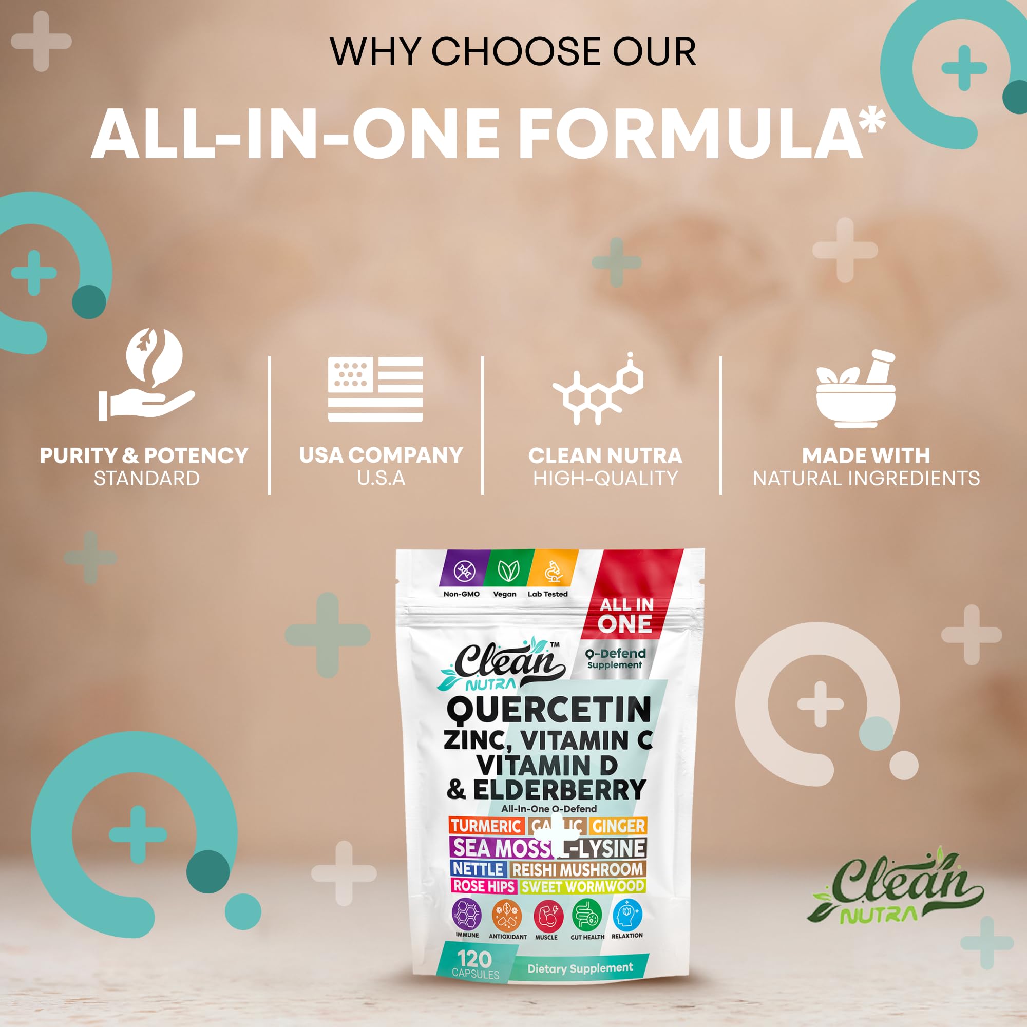 Clean Nutraceuticals frascos listos para viaje y organización práctica