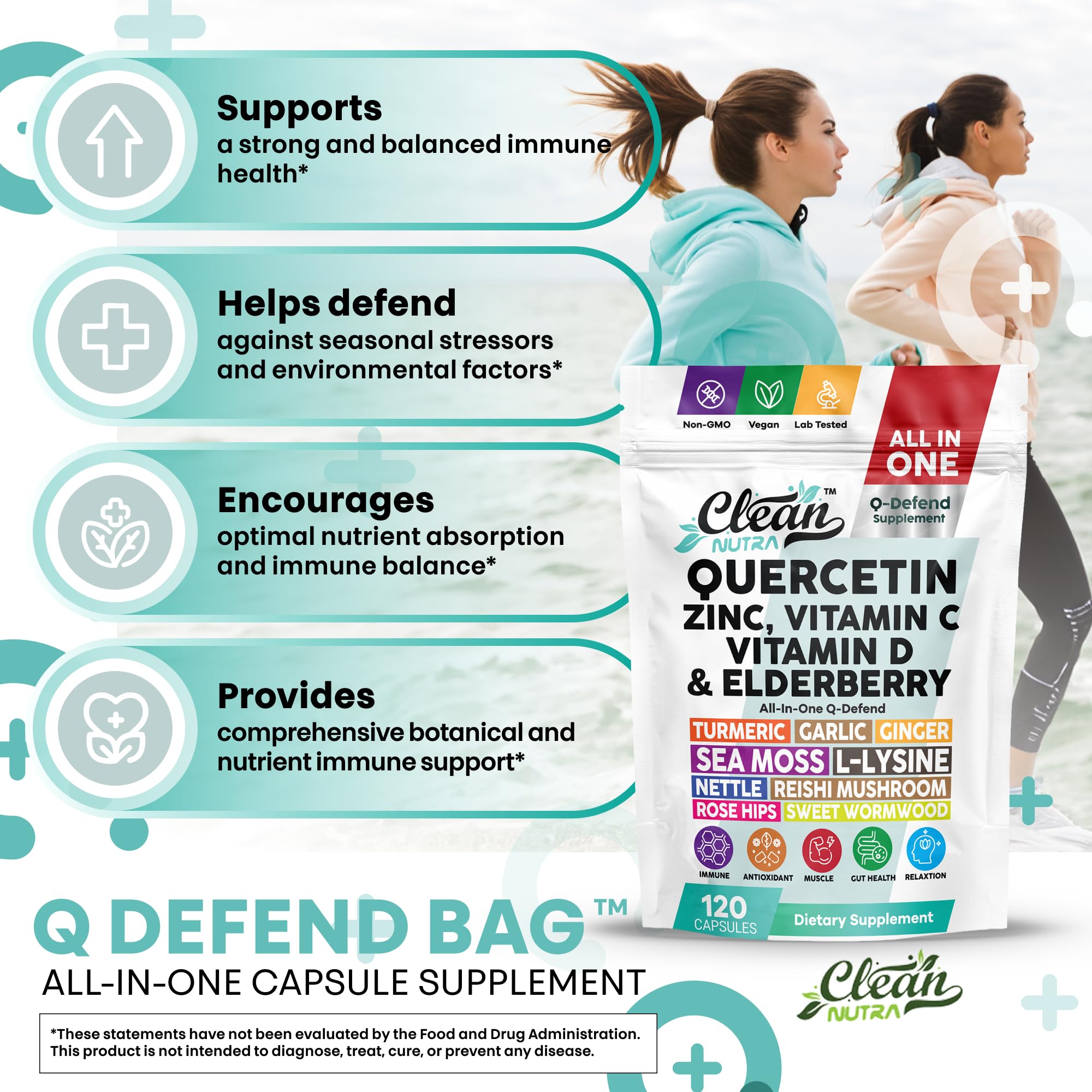 Clean Nutraceuticals etiqueta nutricional legible con ingredientes clave