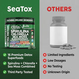 Clean Nutraceuticals seamoss y bladderwrack secos, fuente de minerales marinos