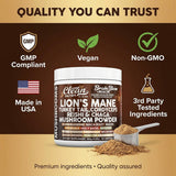 Clean Nutraceuticals certificado de laboratorio y sellos de pureza visible