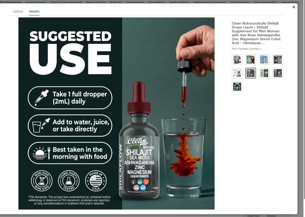 Clean Nutraceuticals ingredientes orgánicos sea moss y ashwagandha en primer plano