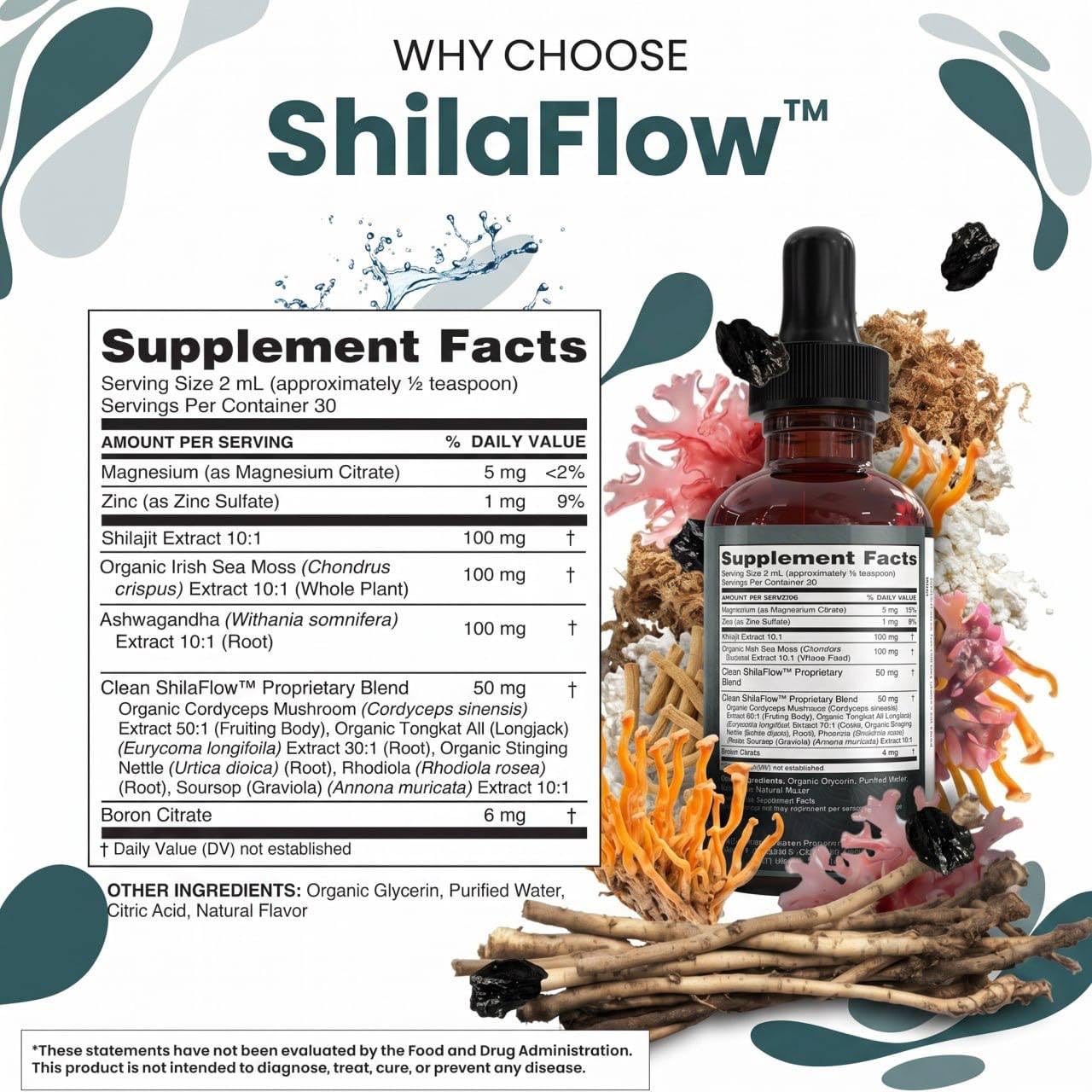Clean Nutraceuticals dosis en vaso mezclada con agua para toma diaria rápida