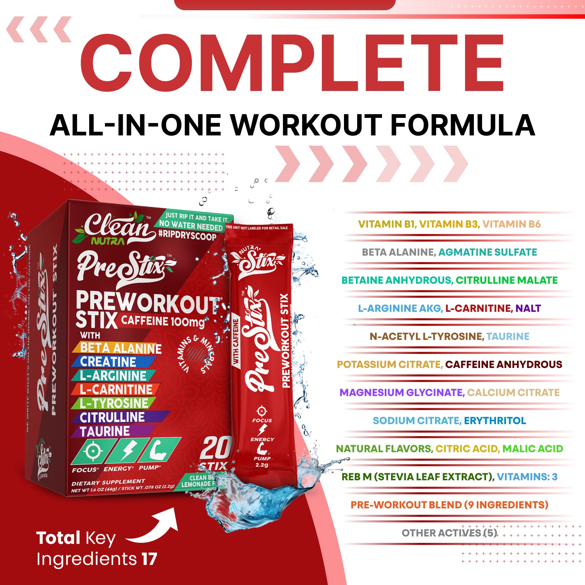 Clean Nutraceuticals sobre abierto con polvo, textura fina y mezcla sin grumos
