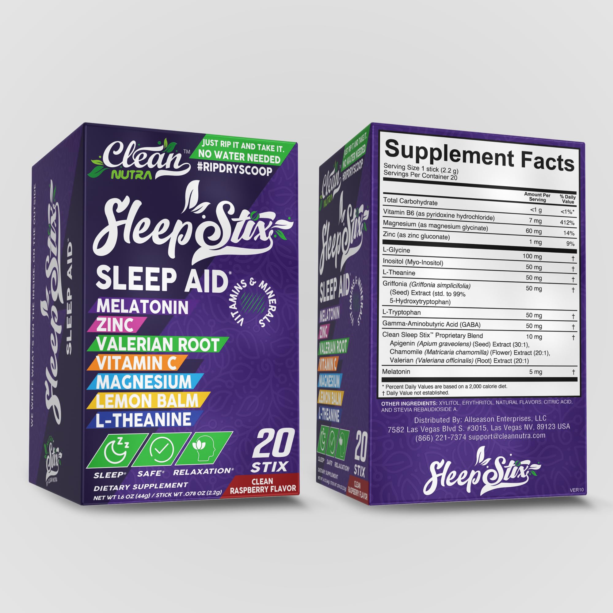 Clean Nutraceuticals empaques y sobres reciclables, alternativa ligera