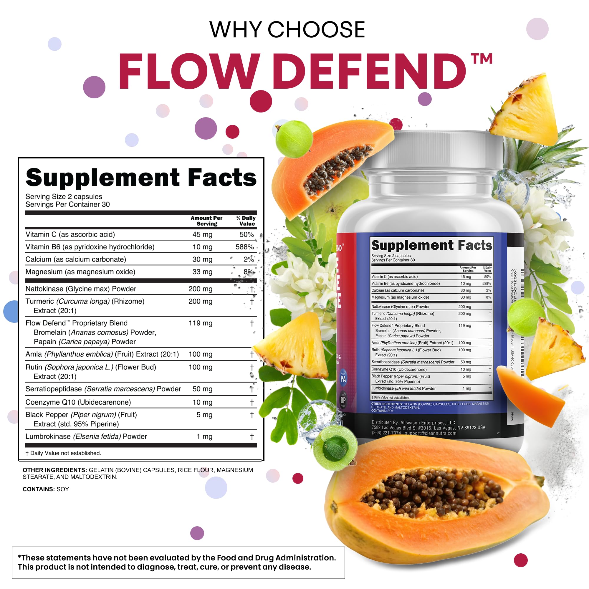 Clean Nutraceuticals cápsula en mano para comparar tamaño y dosificación visual