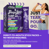 Clean Nutraceuticals sobre en mano para mostrar tamaño y dosificación