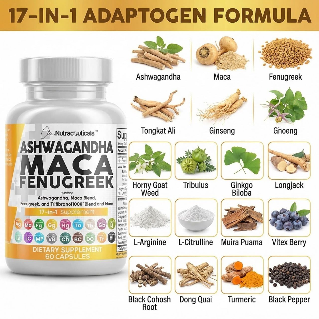 Clean Nutraceuticals cápsulas en mano para visualizar tamaño y dosificación diaria