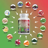 Clean Nutraceuticals polvo verde en primer plano mostrando textura de spirulina y chlorella