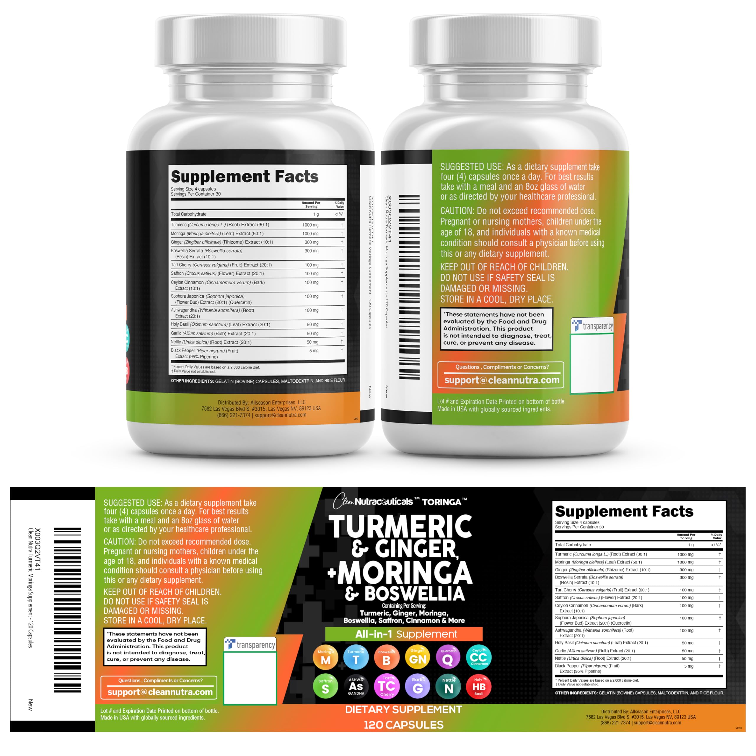 Clean Nutraceuticals Toringa en ambiente de cocina transmitiendo uso diario sencillo