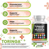 Clean Nutraceuticals cúrcuma, moringa y jengibre alineados mostrando ingredientes clave