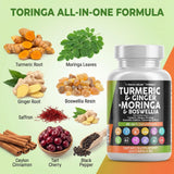 Clean Nutraceuticals Toringa polvo de moringa en primer plano mostrando textura natural