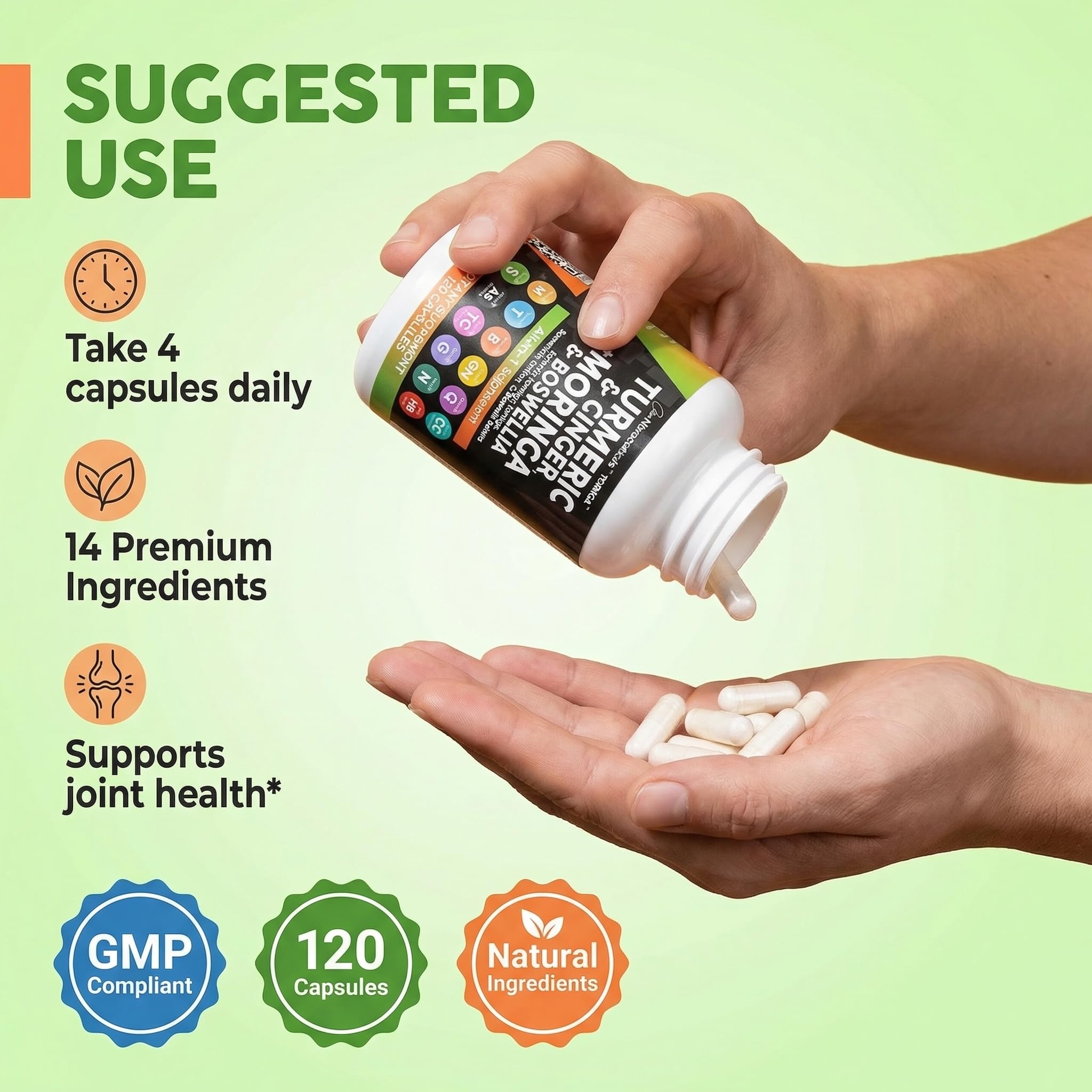Clean Nutraceuticals Toringa suplemento integrado en rutina matutina para conveniencia