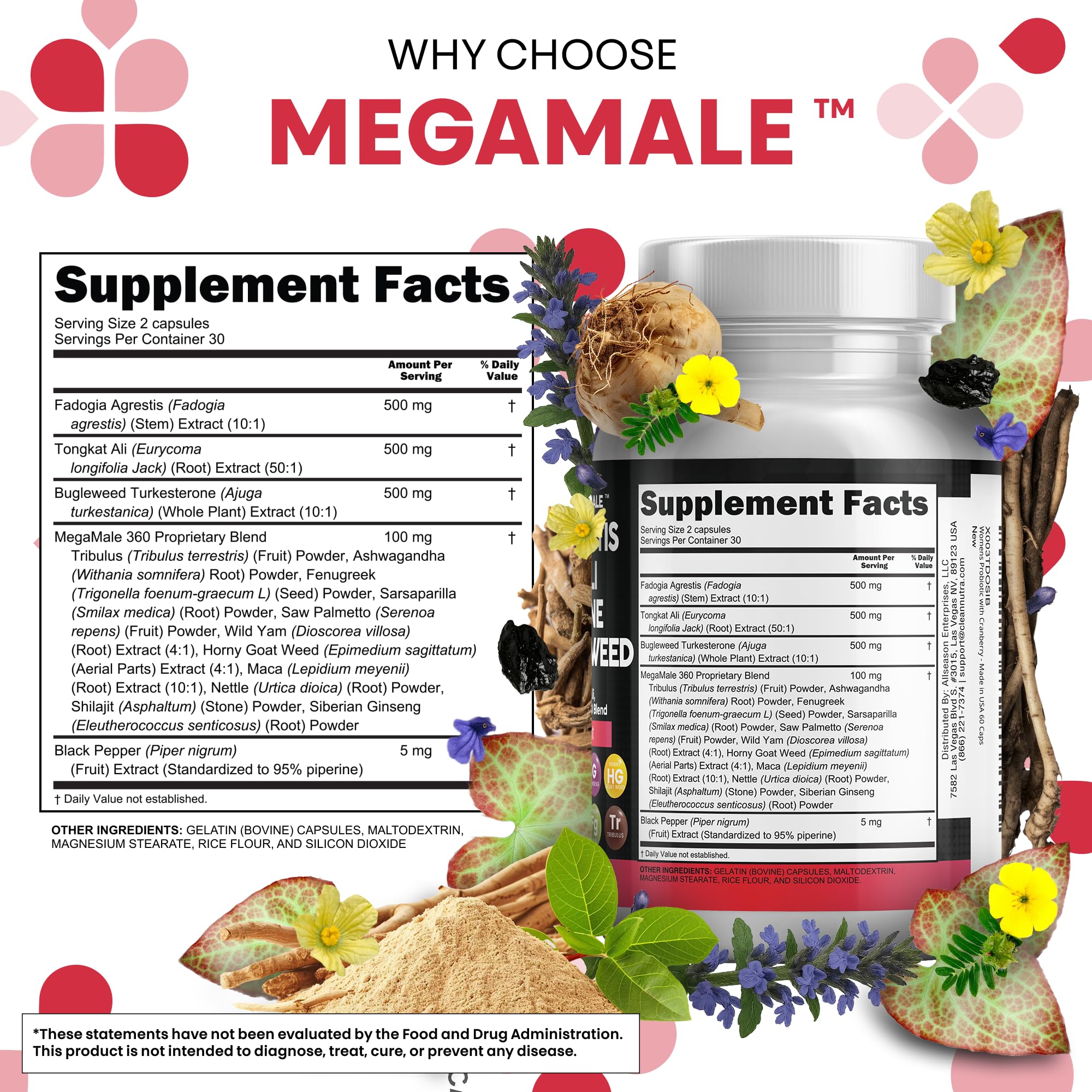 Clean Nutraceuticals extracto de turkesterona en polvo mostrando pureza