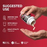 Clean Nutraceuticals mano sosteniendo cápsulas para toma diaria conveniente