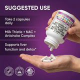 Clean Nutraceuticals cápsulas junto a vaso de agua para ilustrar toma diaria