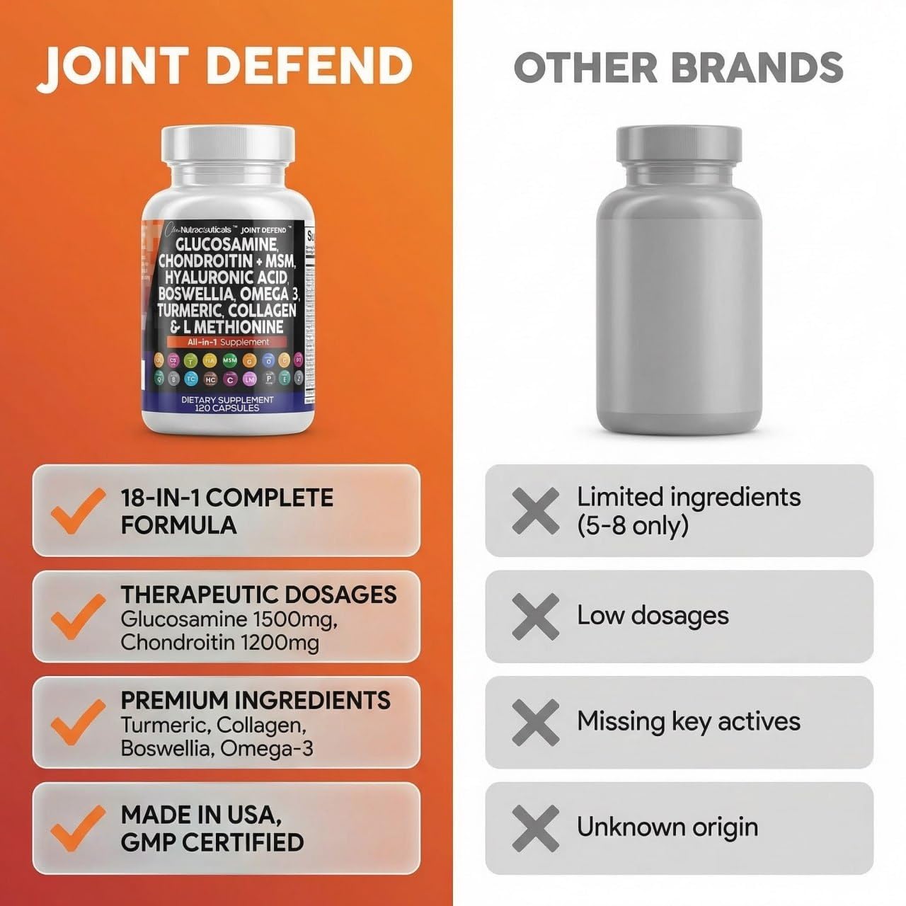 Persona activa con Clean Nutraceuticals en primer plano, sugiere movimiento y soporte articular