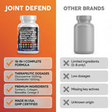 Persona activa con Clean Nutraceuticals en primer plano, sugiere movimiento y soporte articular