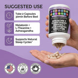 Clean Nutraceuticals cápsulas junto a almohada mostrando uso nocturno