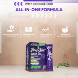 Clean Nutraceuticals persona bebiendo de noche, promoviendo calma