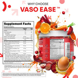 Clean Nutraceuticals etiqueta nutricional de VasoEase con información clara