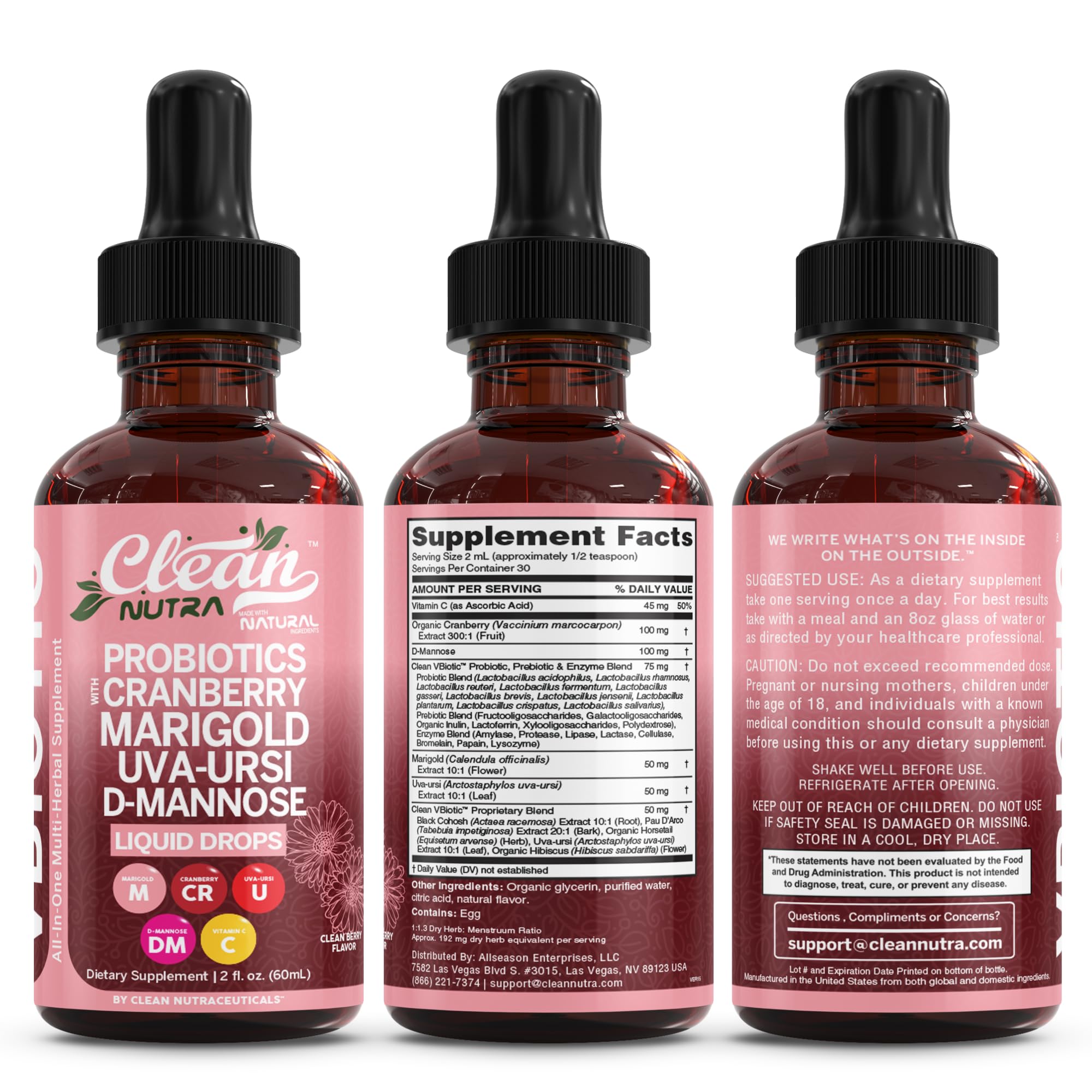 Clean Nutraceuticals frasco en mesa con ambiente relajado bienestar
