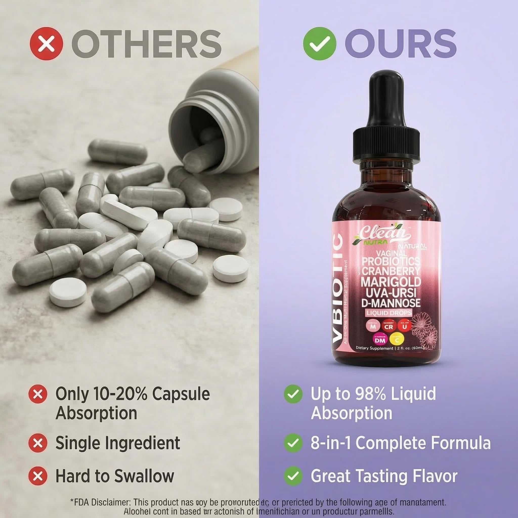 Clean Nutraceuticals ingredientes naturales arándano y uva‑ursi beneficios