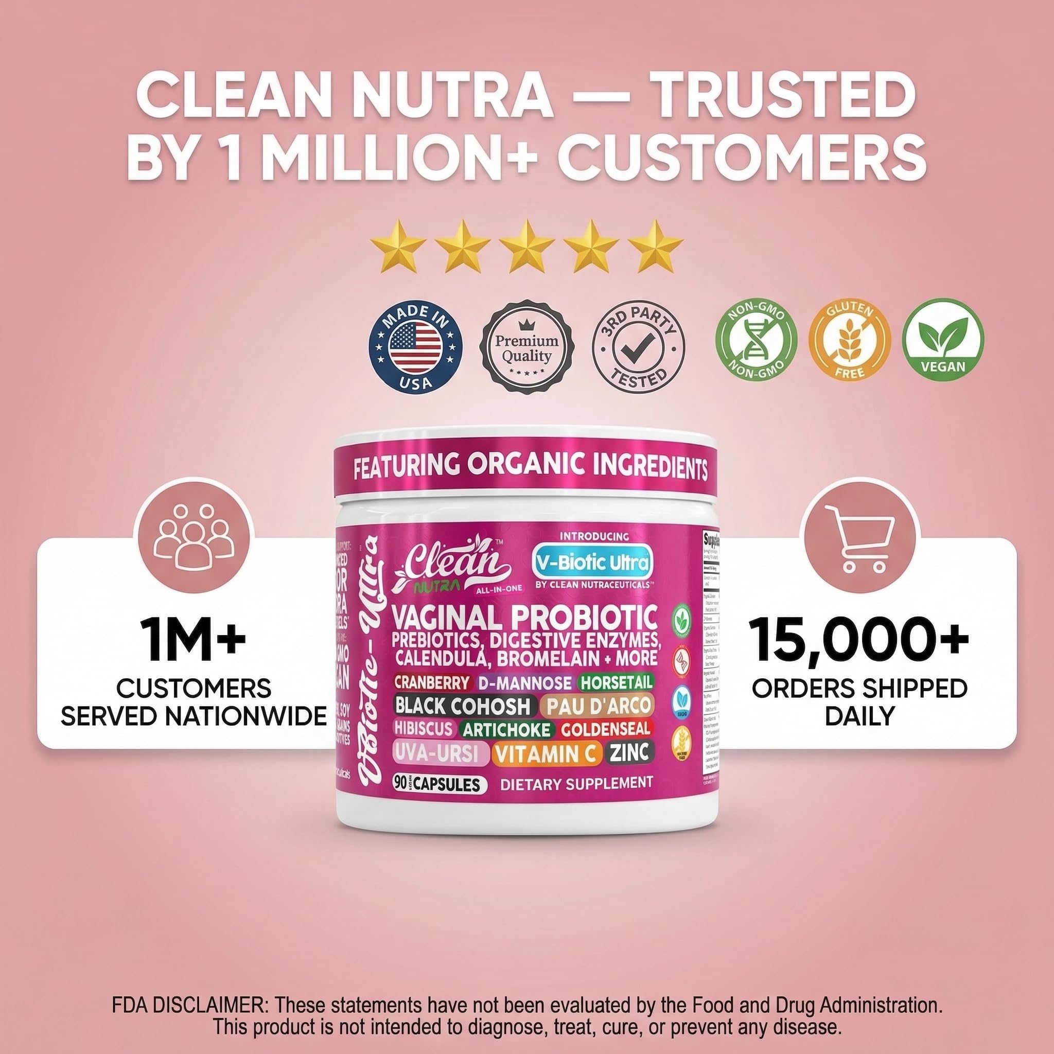 Clean Nutraceuticals frasco en bolso de viaje listo para usar fuera de casa