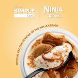 Clean Simple Eats tarro junto a mano para comparar tamaño y porciones
