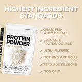 Clean Simple Eats batido de frutas con proteína, aporte proteico sabroso
