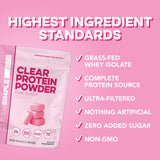 Cuchara con una porción de polvo Clean Simple Eats lista para mezclar