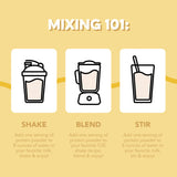 Clean Simple Eats uso en receta de panqueques, añade proteína sin cambiar sabor