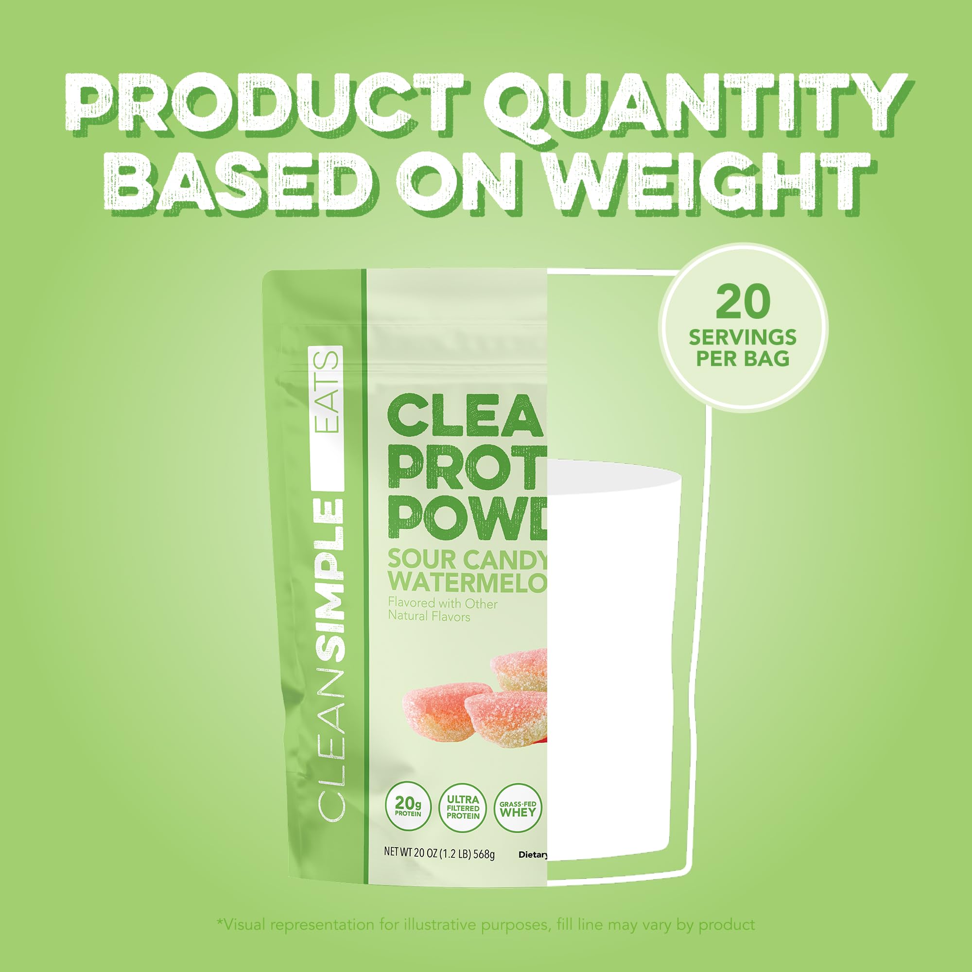 Clean Simple Eats líneas de sabores mostrando opciones para elegir