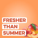 Clean Simple Eats vaso con bebida Peach Mango listo para beber, sabor refrescante