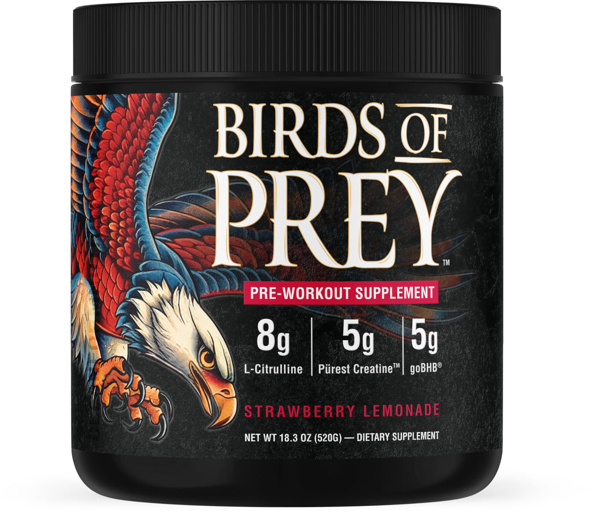 CleanForm Birds of Prey frente del envase mostrando diseño y beneficios