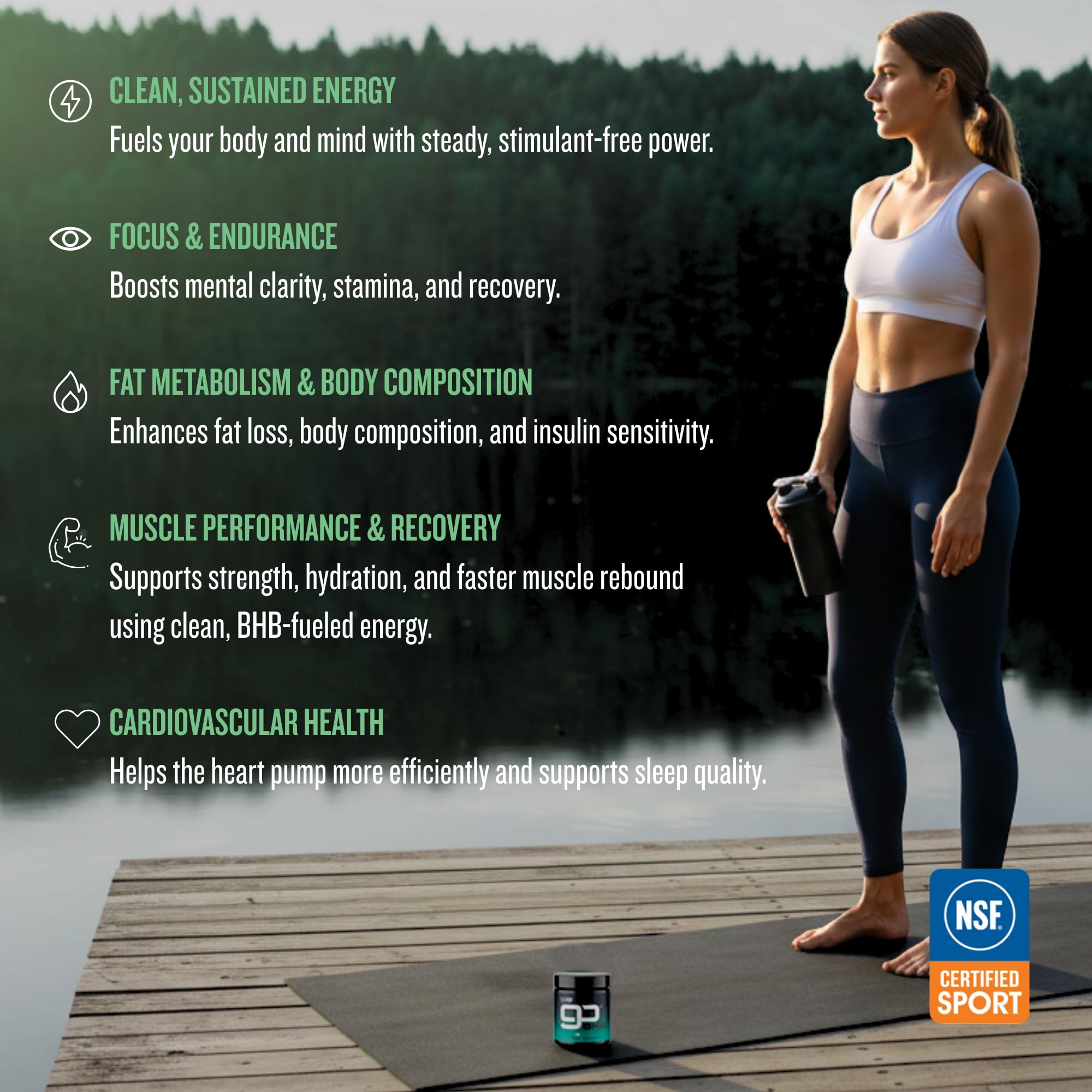 CleanForm Nutrition cuchara con polvo, dosificación práctica y limpia