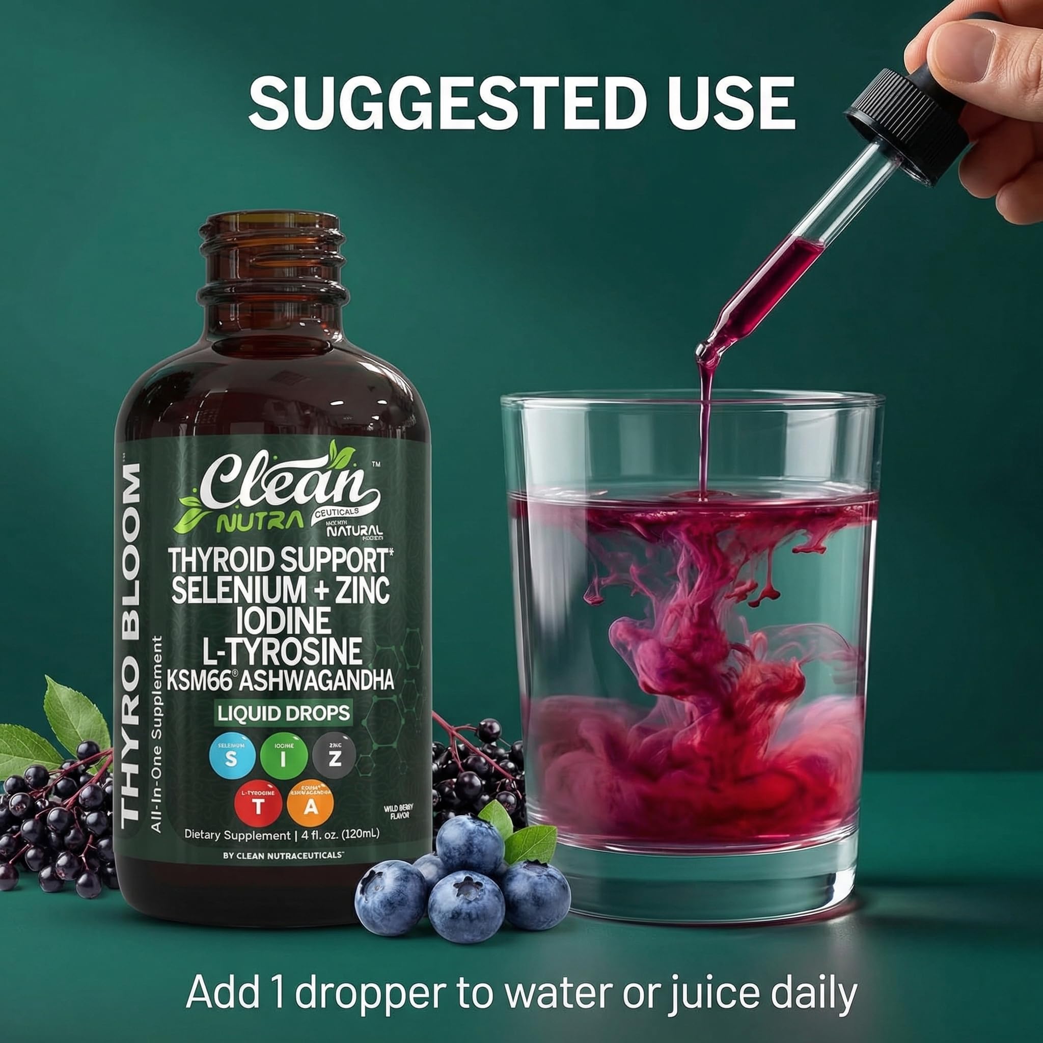 Clean Nutraceuticals acercamiento a kelp y schisandra de la mezcla botánica