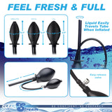 Cleanstream pera manual en mano que permite inflado con control