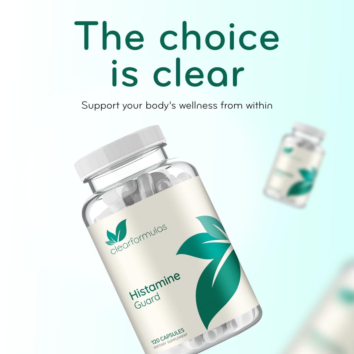 Etiqueta Clear Formulas con información nutricional clara y transparente