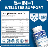 Clear Probiotics en bolso de mano para uso diario y viaje cómodo