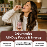 Clear Probiotics gominolas en mano para comparar tamaño y porción práctica