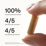 CLEARSTEM etiqueta de ingredientes destaca DIM, vitaminas y antioxidantes