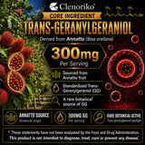 Clenoriko GG-Max envase abierto con softgels para uso continuado